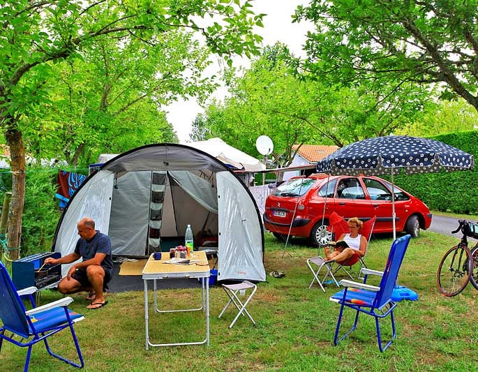 Emplacements camping à  Messanges dans les Landes