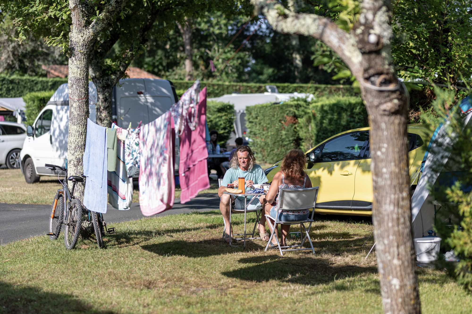 camping les acacias emplacement