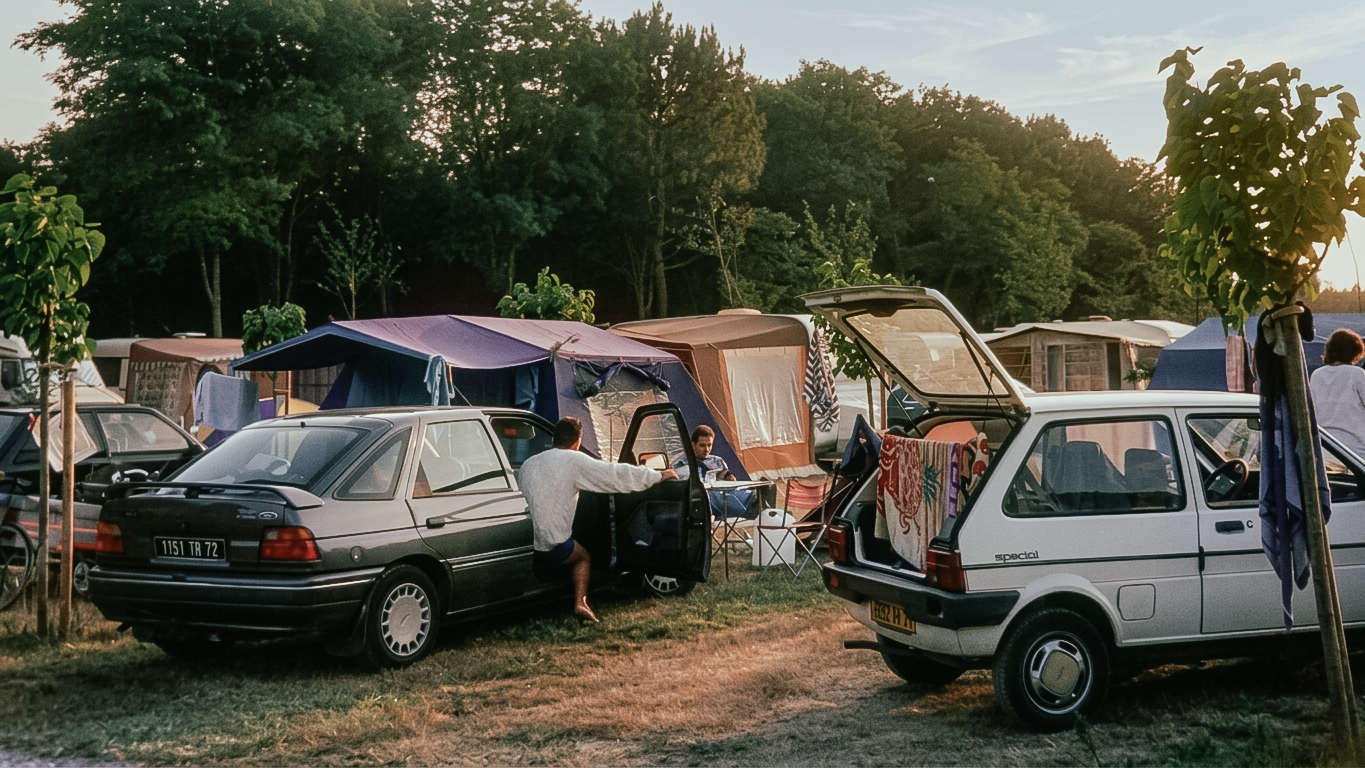 old camping